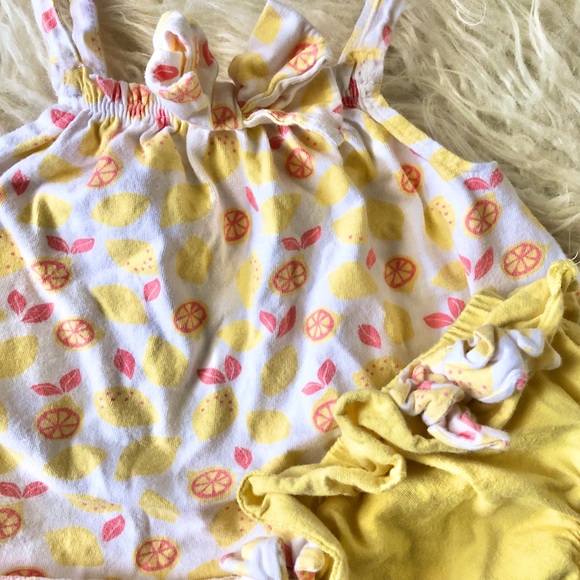 baby girl lemon outfit